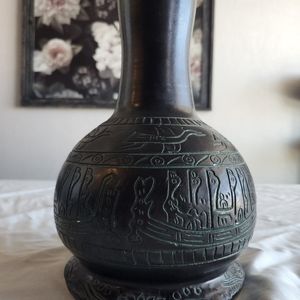 Antique Purple Bronze Vase Made In Vietnam